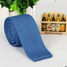 fashion-mens-tie-knit-knitted-tie-necktie-narrow-slim-skinny-woven-l3 BBL
