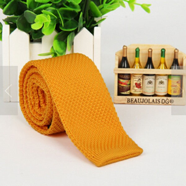 fashion-mens-tie-knit-knitted-tie-necktie-narrow-slim-skinny-woven-l3 BBL