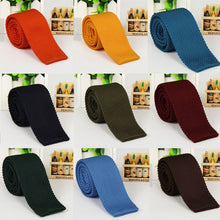 fashion-mens-tie-knit-knitted-tie-necktie-narrow-slim-skinny-woven-l3 BBL