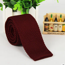 fashion-mens-tie-knit-knitted-tie-necktie-narrow-slim-skinny-woven-l3 BBL