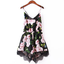Fashion Rorompers Womens Jumpsuit Floral Lace Chiffon Print Bodycon Bodysuits,Party Playsuit Off Shoulder Romper