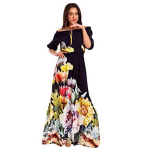fashion-sexy-women-dress-off-the-shoulder-half-sleeve-floral-print-vestidos-party-dresses BBL