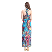 dress-women-maxi-dress-sexy-vestidos-beach-dress-deep-v-neck-halter-neck-feather-print-beach-sundress-blue BBL