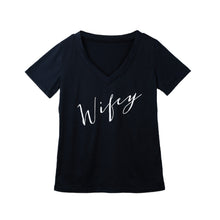 women-t-shirt-letter-print-v-neck-short-sleeves-cotton-casual-top-plus-size-loose-t-shirt-women-camisetas-mujer BBL