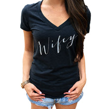 women-t-shirt-letter-print-v-neck-short-sleeves-cotton-casual-top-plus-size-loose-t-shirt-women-camisetas-mujer BBL