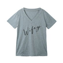 women-t-shirt-letter-print-v-neck-short-sleeves-cotton-casual-top-plus-size-loose-t-shirt-women-camisetas-mujer BBL