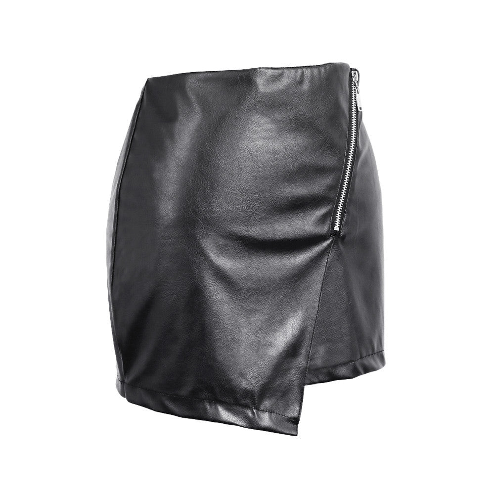 fashion-tight-sexy-womens-bodycon-skirts-pu-leather-mini-short-skirt-black-wrap-pencil-skirts-plus-size-women-saias-femininas BBL
