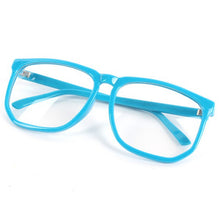 fashion-unisex-square-frame-glasses-men-women-eyewear-clear-lens-nerd-geek-glasses BBL
