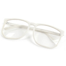 fashion-unisex-square-frame-glasses-men-women-eyewear-clear-lens-nerd-geek-glasses BBL