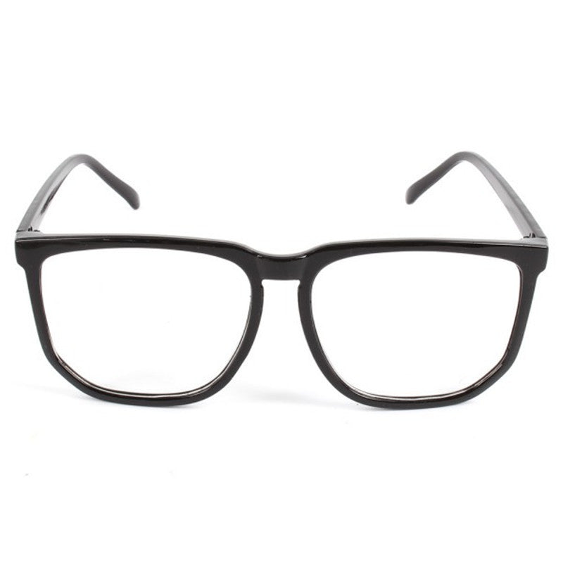 fashion-unisex-square-frame-glasses-men-women-eyewear-clear-lens-nerd-geek-glasses BBL