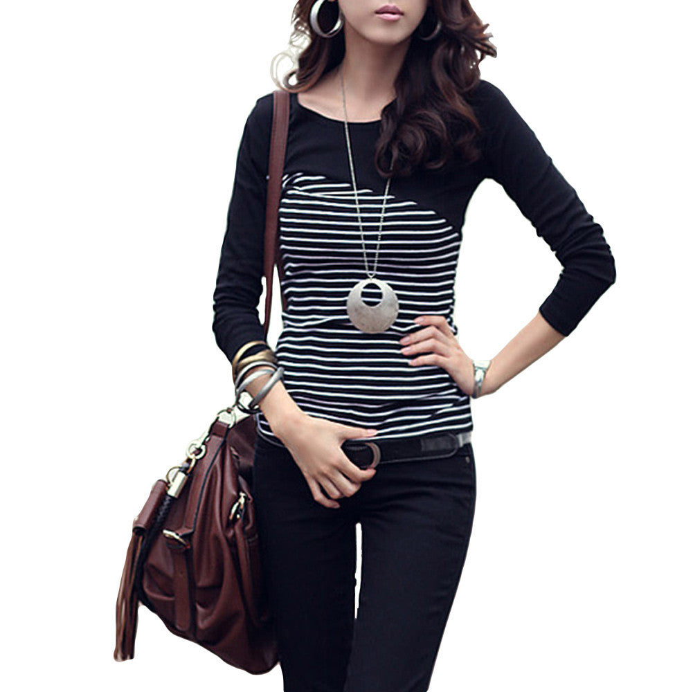 slim-t-shirt-women-t-shirt-striped-o-neck-women-tops-long-sleeve-tee-blusas-white BBL