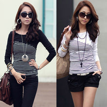 slim-t-shirt-women-t-shirt-striped-o-neck-women-tops-long-sleeve-tee-blusas-white BBL