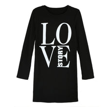 women-casual-t-shirt-letter-print-long-sleeve-tops-tee-round-neck-women-long-t-shirt-plus-size-grey-black BBL