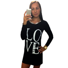 women-casual-t-shirt-letter-print-long-sleeve-tops-tee-round-neck-women-long-t-shirt-plus-size-grey-black BBL
