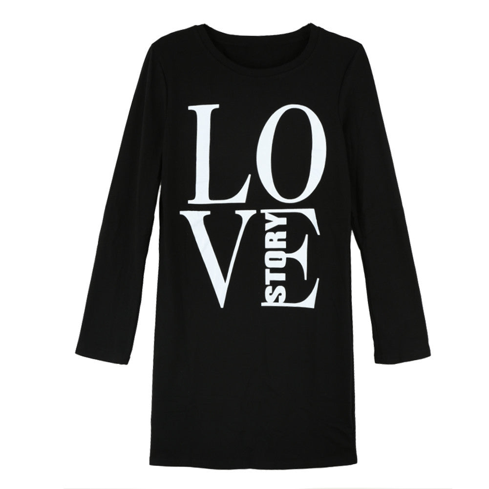 women-casual-t-shirt-letter-print-long-sleeve-tops-tee-round-neck-women-long-t-shirt-plus-size-grey-black BBL