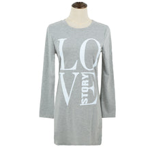 women-casual-t-shirt-letter-print-long-sleeve-tops-tee-round-neck-women-long-t-shirt-plus-size-grey-black BBL