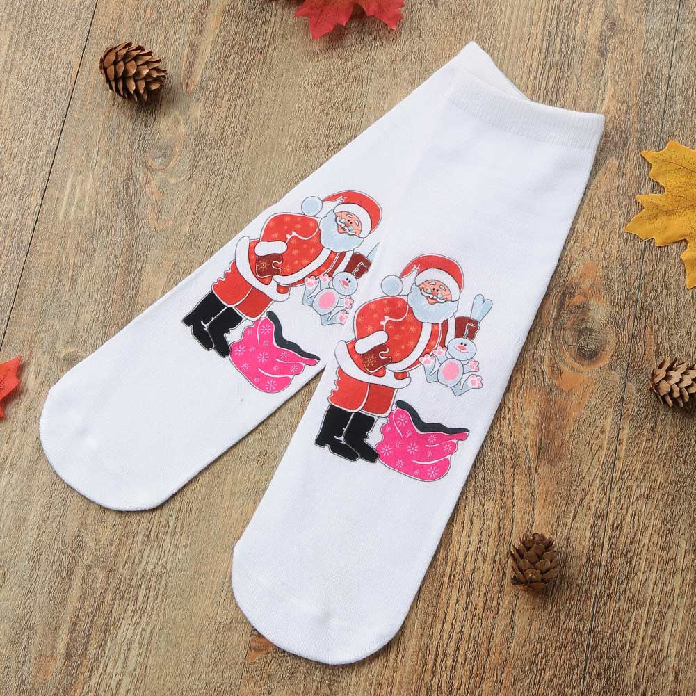 fashion-women-christmas-sock-santa-claus-calcetines-harajuku-snowman-casual-festive-printed-cotton-meias-funny-sock-deer-hosiery BBL