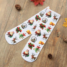 fashion-women-christmas-sock-santa-claus-calcetines-harajuku-snowman-casual-festive-printed-cotton-meias-funny-sock-deer-hosiery BBL