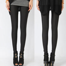 fashion-women-faux-leather-stretchy-skinny-leggings-slim-high-waist-pants BBL