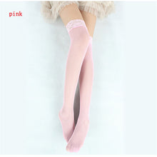 fashion-women-girls-sexy-lace-nylon-yarn-top-hollow-fishnet-thigh-high-long-stockings-5-colors-ly7 BBL