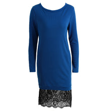 fashion-women-knit-lace-splicing-dress-long-sleeve-o-neck-fall-dress-elegant-party-evening-sheath-bodycon-knitted-pencil-dress BBL