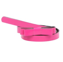 women-lady-slender-waist-belt-cute-bowknot-candycolor-thin-skinny-pu-leather-waistband-belt-brown BBL