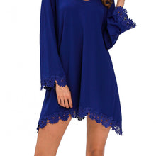 fashion-women-loose-short-dress-crochet-lace-trim-sexy-scoop-neck-long-sleeve-mini-swing-dress-royal-blue-black-lolita-dress BBL