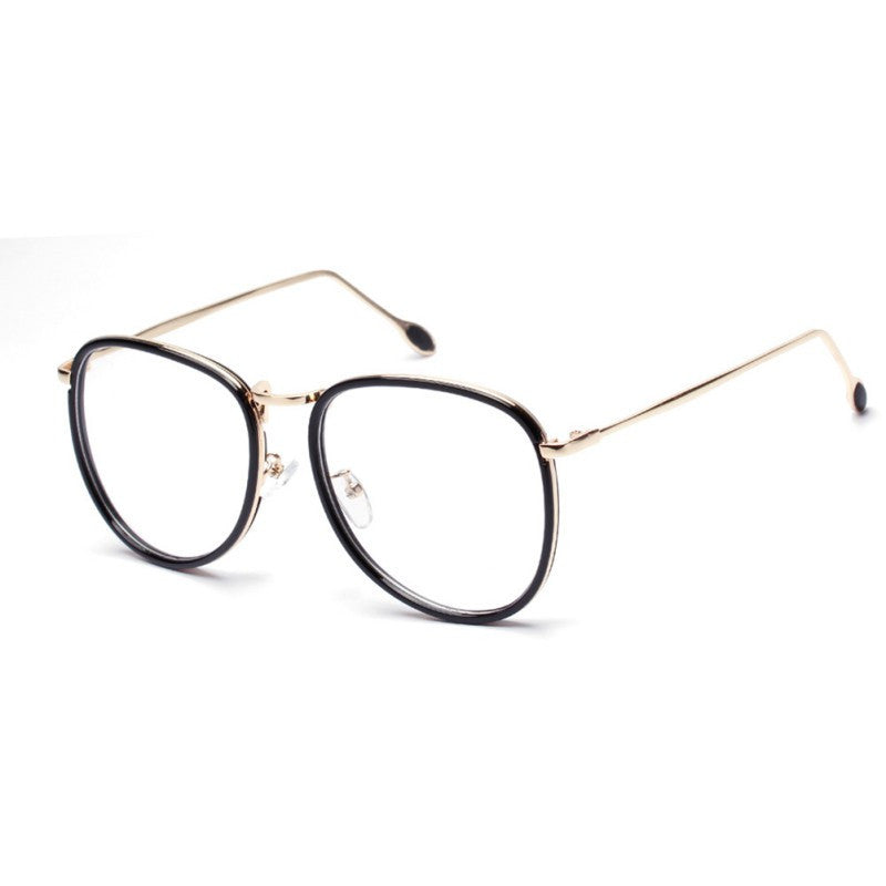 fashion-women-men-retro-nerd-glasses-metal-frame-clear-lens-eyewear-brand-designer-spectacles-eyeglasses BBL