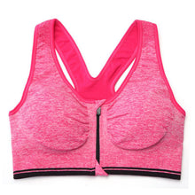 fashion-women-padded-s-bra-tank-top-zip-fitness-seamless-racerback-stretch-tops-shockproof-bras BBL