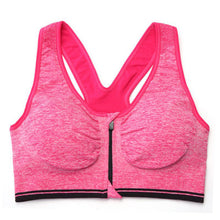 fashion-women-padded-s-bra-tank-top-zip-fitness-seamless-racerback-stretch-tops-shockproof-bras BBL
