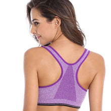 fashion-women-padded-s-bra-tank-top-zip-fitness-seamless-racerback-stretch-tops-shockproof-bras BBL