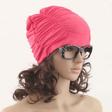 fashion-women-soft-comfortable-swim-bathing-hat-flexible-nylon-lycra-elastic BBL
