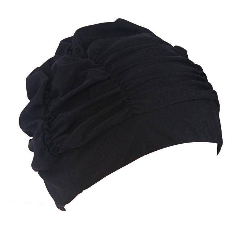 fashion-women-soft-comfortable-swim-bathing-hat-flexible-nylon-lycra-elastic BBL