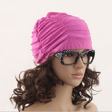 fashion-women-soft-comfortable-swim-bathing-hat-flexible-nylon-lycra-elastic BBL