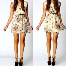 fashion-women-chiffon-dress-butterfly-print-pattern-sleeveless-slim-mini-dresses BBL