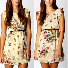 fashion-women-chiffon-dress-butterfly-print-pattern-sleeveless-slim-mini-dresses BBL