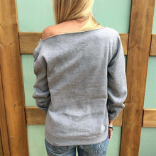 Fashion Women Tops Sexy Letters Print Long Sleeves Pullover Sweater Shirt Casual
