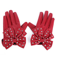 fashion-women-s-ladies-butterfly-bow-wrist-soft-leather-gloves-mittens-new BBL