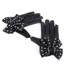 fashion-women-s-ladies-butterfly-bow-wrist-soft-leather-gloves-mittens-new BBL