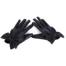 fashion-women-s-ladies-butterfly-bow-wrist-soft-leather-gloves-mittens-new BBL