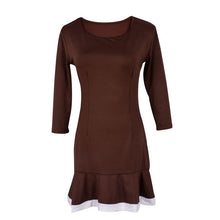 fashion-womens-dress-sexy-3-4-sleeve-casual-bodycon-party-clubwear-trumpet-dresses BBL