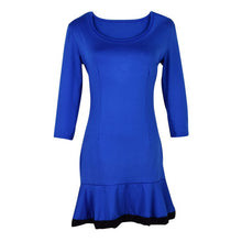 fashion-womens-dress-sexy-3-4-sleeve-casual-bodycon-party-clubwear-trumpet-dresses BBL