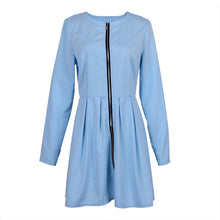 fashion-womens-full-front-zipper-long-sleeve-evening-party-clubwear-casual-mini-dress BBL