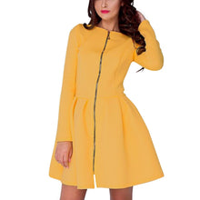 fashion-womens-full-front-zipper-long-sleeve-evening-party-clubwear-casual-mini-dress BBL