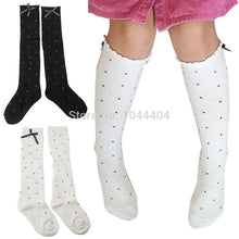 free-little-girls-bowknot-polka-dot-cotton-knee-highs-kids-in-tube-socks-media-corta BBL