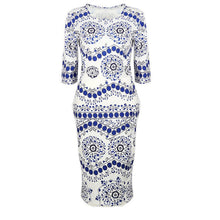 women-dress-elegant-floral-print-work-business-casual-party-pencil-dresses-blue-and-white-porcelain-vestidos BBL