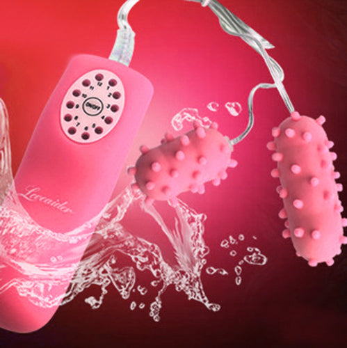 Silent G-spot stimulation Waterproof Wired Double Vibrating Eggs Vibrator Massager Sex Toys Adults Products