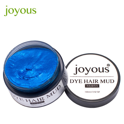 Joyous One-time Dye Hair Easy Remover Hair Coloring Spray DIY Temporary Mud Cream Men's Hair Dye For Men