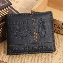 PU Leather Wallet Men Famous Brand Coin Purse Wallets Paris Leather With Coin Pocket Bifold Wallet Purse Cartera Hombre