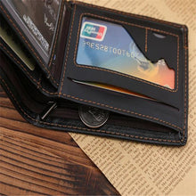 PU Leather Wallet Men Famous Brand Coin Purse Wallets Paris Leather With Coin Pocket Bifold Wallet Purse Cartera Hombre